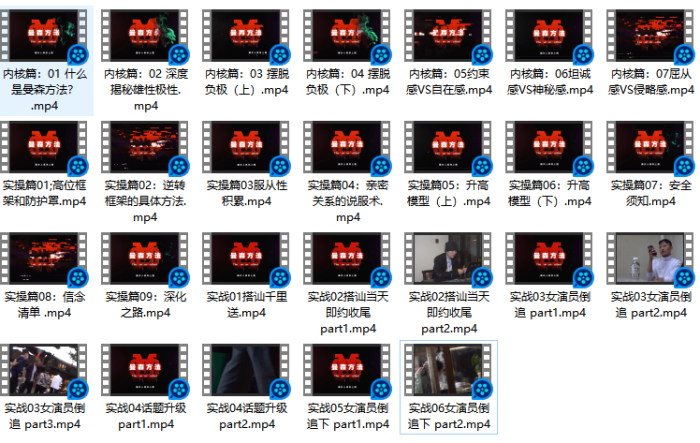 柯李思 chris《曼森方法》（完结）-PUA泡学资源网 | 收录全网PUA和情感课程