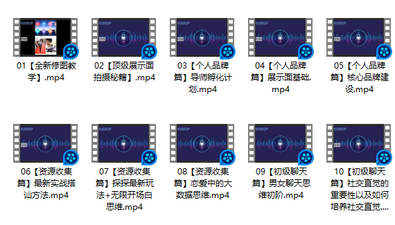 男哥内核3.0-恋爱情商提升 初级课程