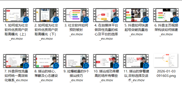 哪吒分渣《异性流量》-PUA泡学资源网 | 收录全网PUA和情感课程